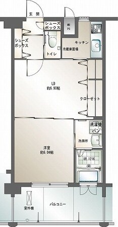 エンクレスト御供所の物件間取画像